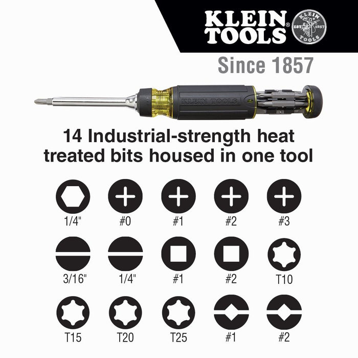 Klein Tools 32305 screw driver bits included