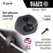 Klein Tools Single-Slot Self-Adhesive Cable Mounting Clips, features