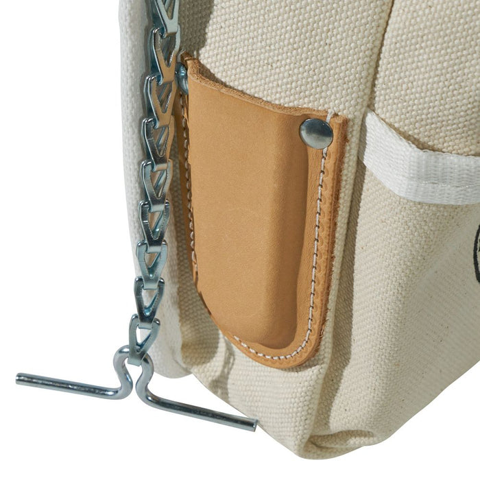 Klein 5125 Canvas Tool Pouch with chain tape thong