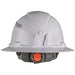 Klein Tools Non-Vented Full Brim Hard Hat with Rechargeable Headlamp rear view