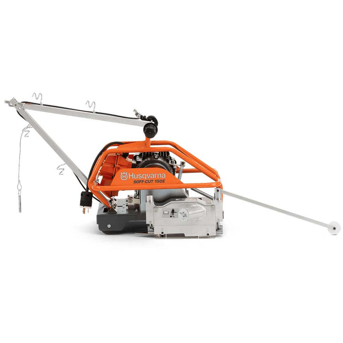 Soff-Cut 150 E Electric Saw side view with folded handles