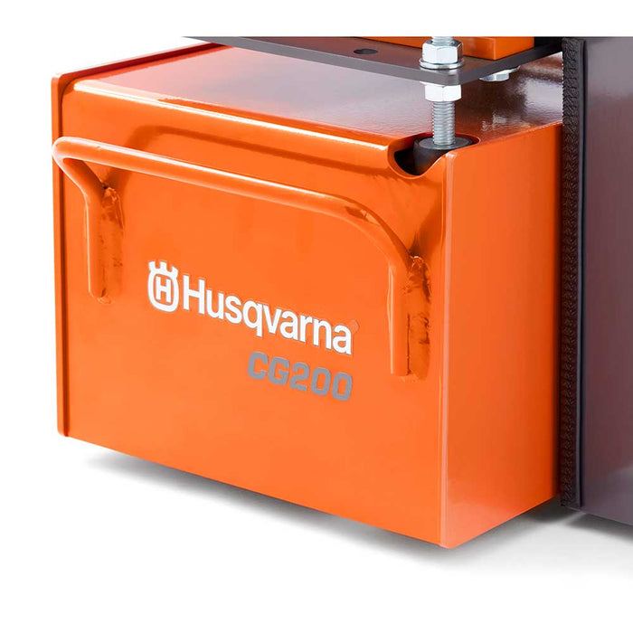 Husqvarna CG 200 machine with drum inside