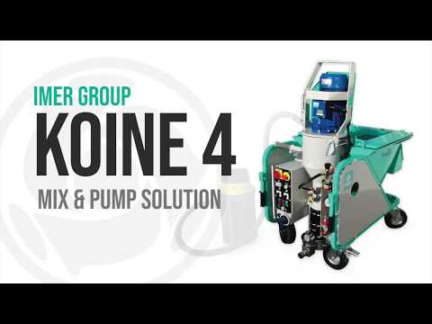 Imer Koine 4 Mix and Pump Solution