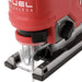 Milwaukee M18 FUEL™ D-Handle Jig Saw with blade shown