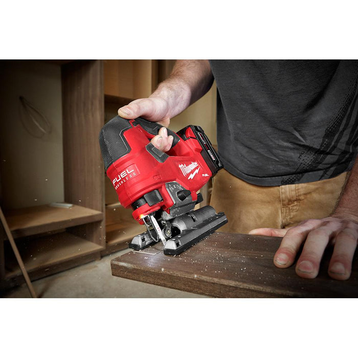 Milwaukee M18 FUEL™ D-Handle Jig Saw for angled cuts