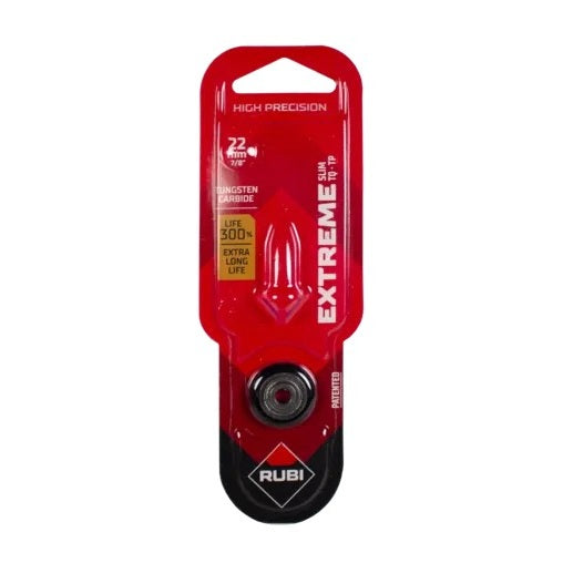 Rubi Tools 22 mm EXTREME Scoring Wheel for SLAB/SLIM/TP/TQ