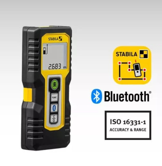 Stabila LD 250BT 164 ft Bluetooth® Laser Distance Measurer