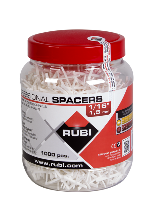 Rubi Tools Leave-In Plastic Tile Spacers