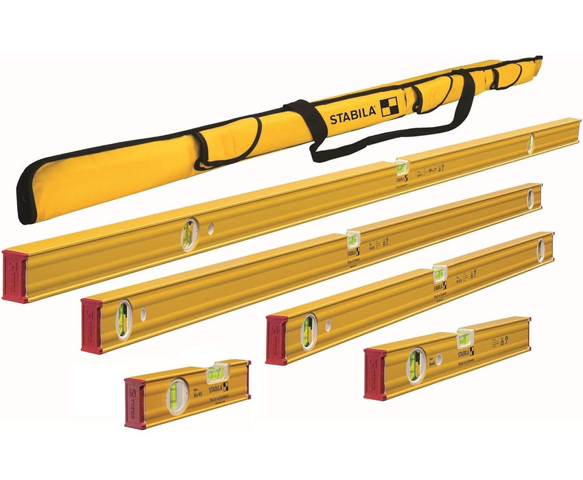 Stabila Type 80 AS-2 Complete 5 Level Set & Case