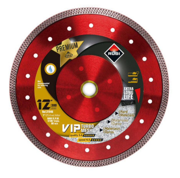 Rubi Tools VIP Turbo Mesh Diamond Blades