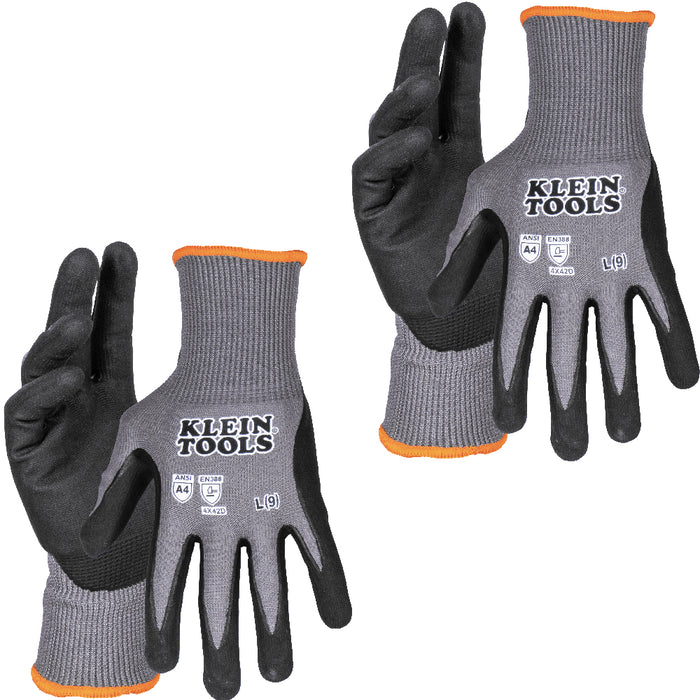 Klein Tools Cut Level 4, Touchscreen Work Gloves - Large