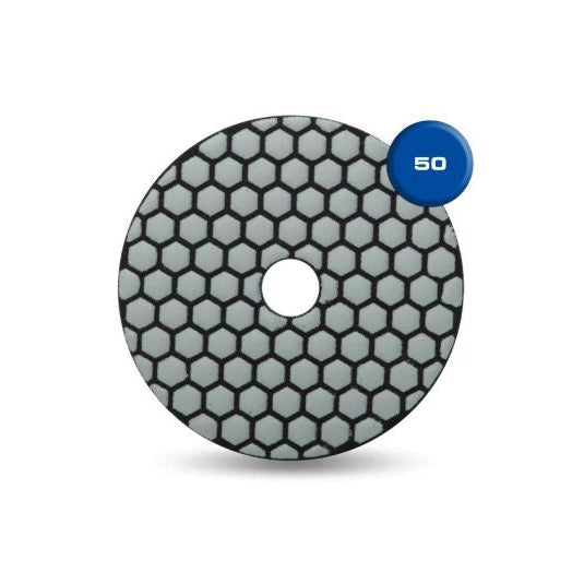 Rubi Tools 4" Resin Dry Polishing Pads