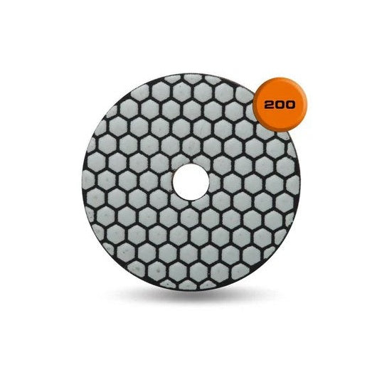 Rubi Tools 4" Resin Dry Polishing Pads