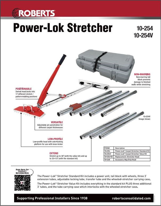Roberts Power-Lok Stretcher Value Kit