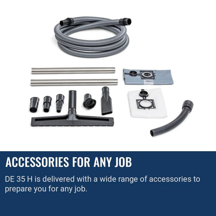 Husqvarna DE 35 HEPA Wet/Dry Vacuum