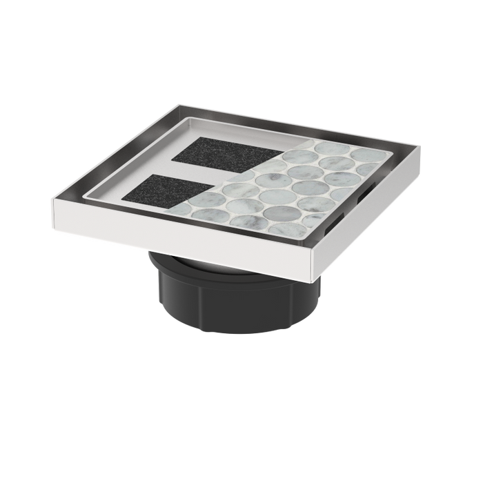Guru Evolux Integra Frameless Tileable Square Drain
