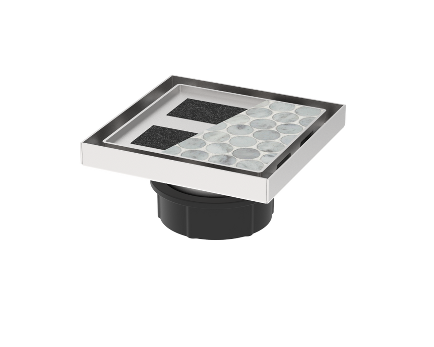 Guru Evolux Integra Frameless Tileable Square Drain