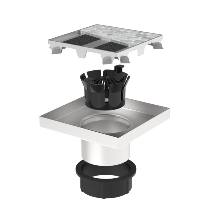 Guru Evolux Integra Frameless Tileable Square Drain