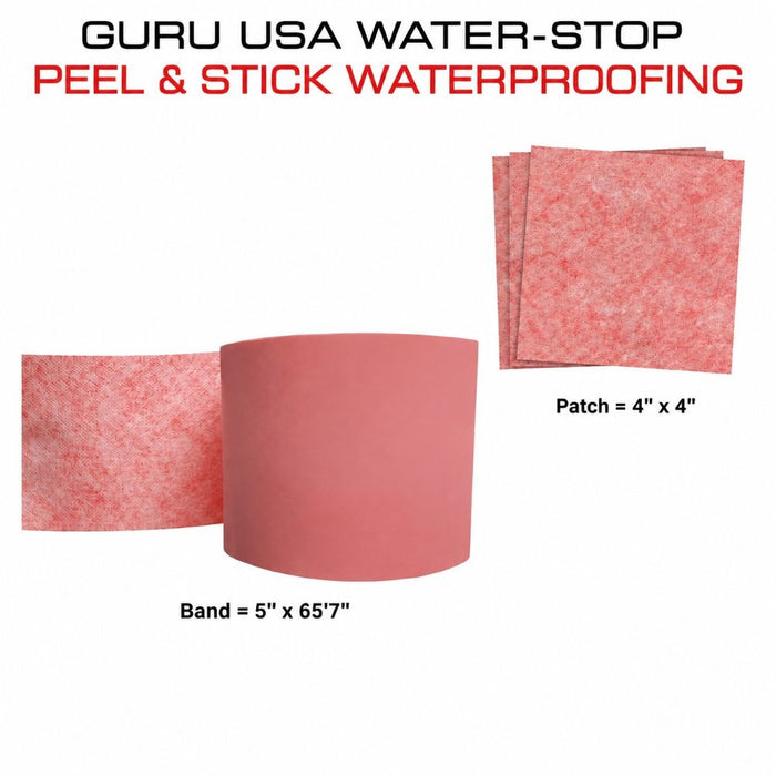 Guru Water-Stop Peel & Stick Waterproofing