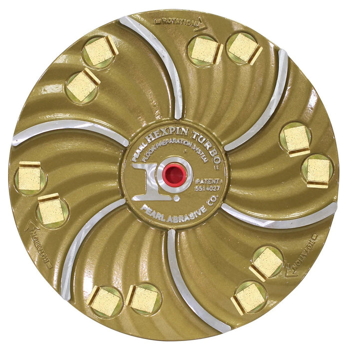 Pearl Abrasive Hexplate™ Floor Preparation System with SuperClutch™