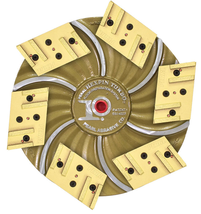 Pearl Abrasive Hexplate™ Floor Preparation System with SuperClutch™