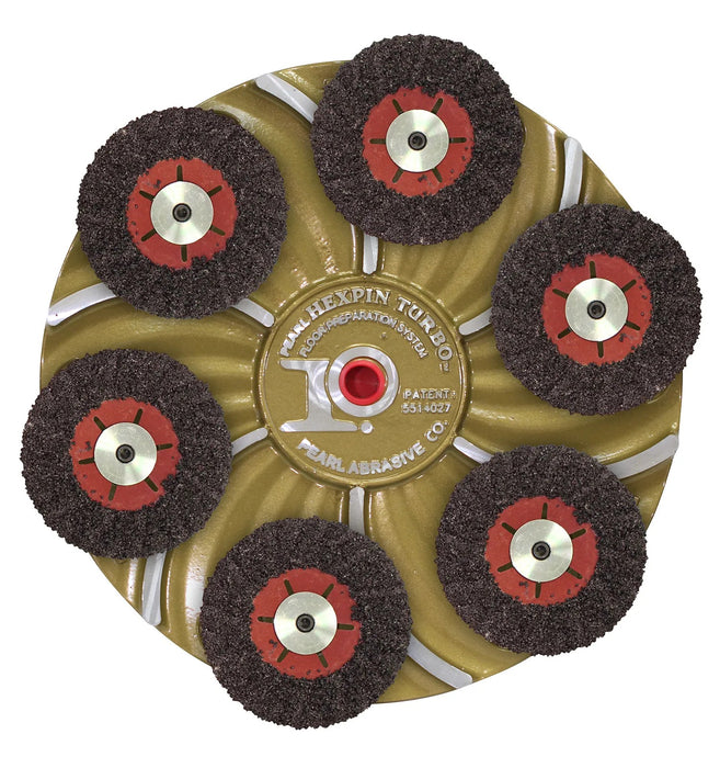 Pearl Abrasive Hexplate™ Floor Preparation System with SuperClutch™