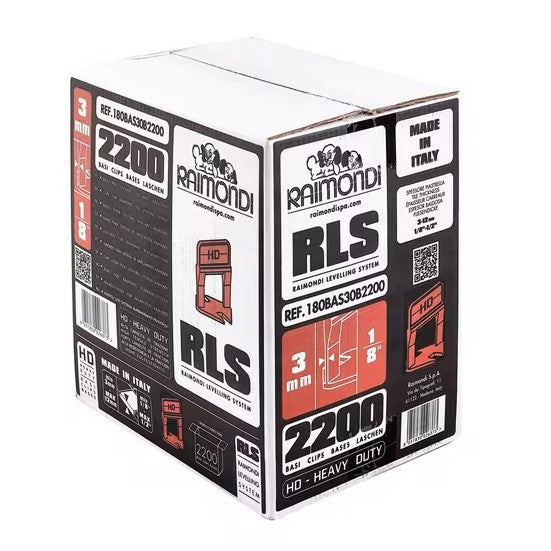 Raimondi Leveling System 1/8" (3 mm) HD Clips