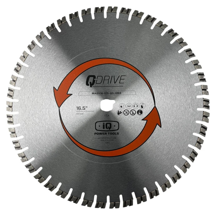 iQ 16.5” Q-Drive Arrayed Segmented Extreme Hard Material Blade