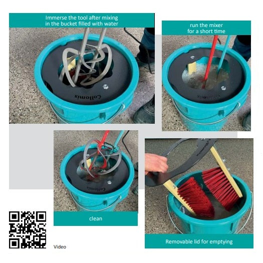 Collomix MC2 Mixer-Clean Cleaning Bucket