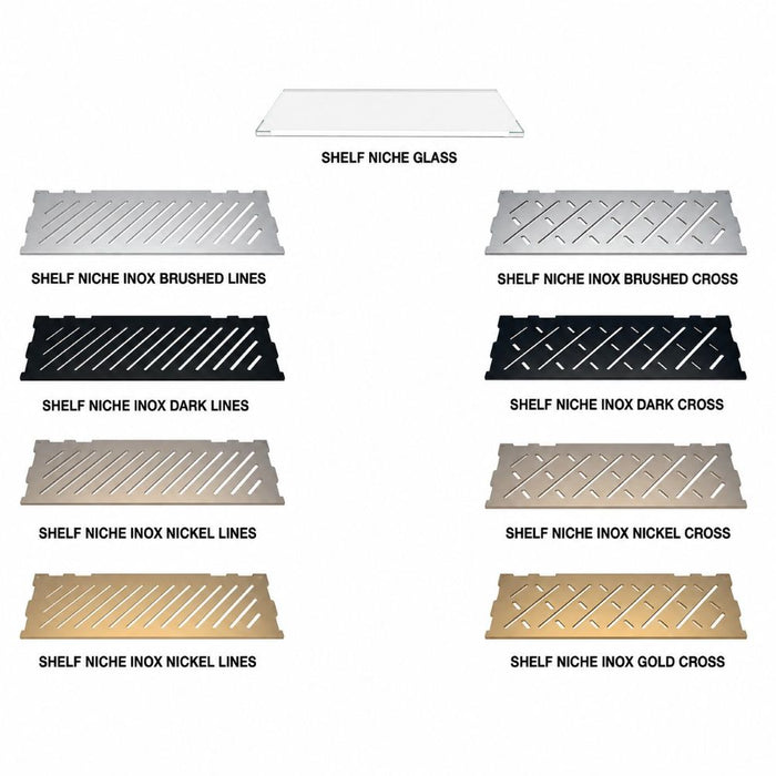 Guru Inox Niche Shower Shelves