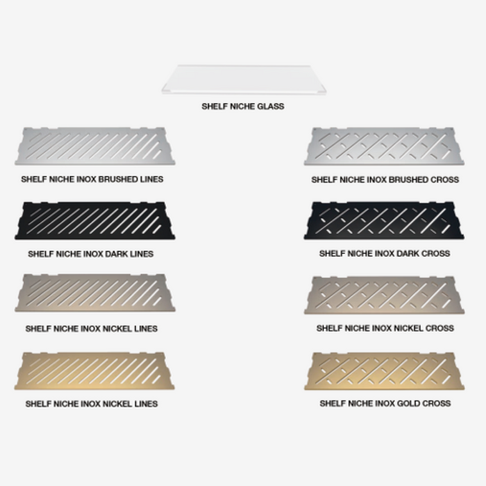 Guru Inox Niche Shower Shelves