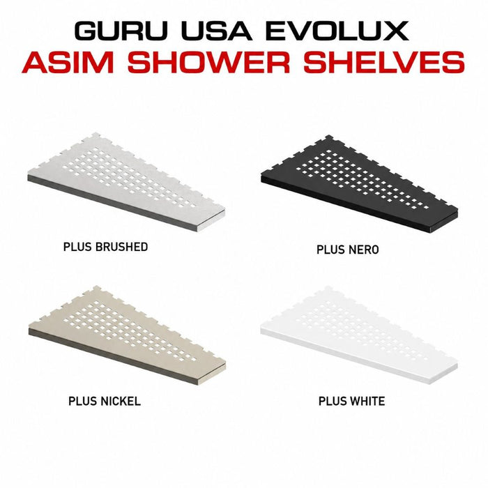 Guru Evolux Plus Trapezoid Asim Shower Shelves