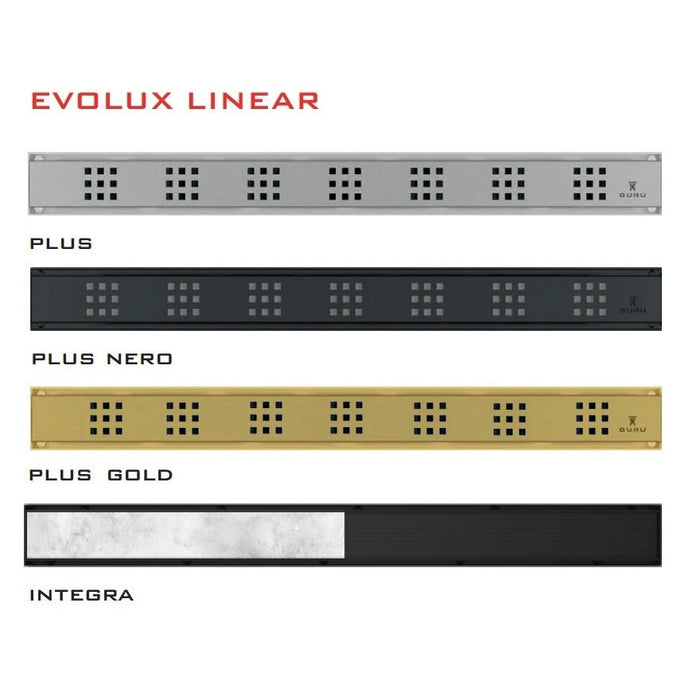 Guru Evolux Linear Shower Drains