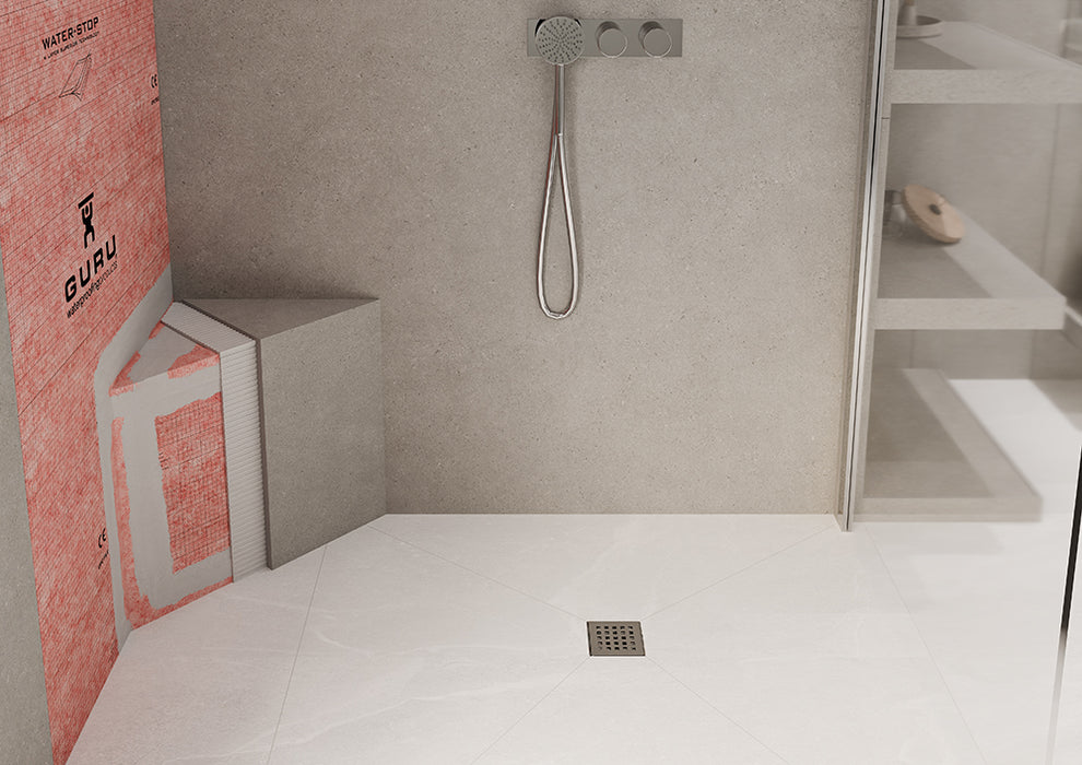 Guru Water-Stop Triangular Shower Benches