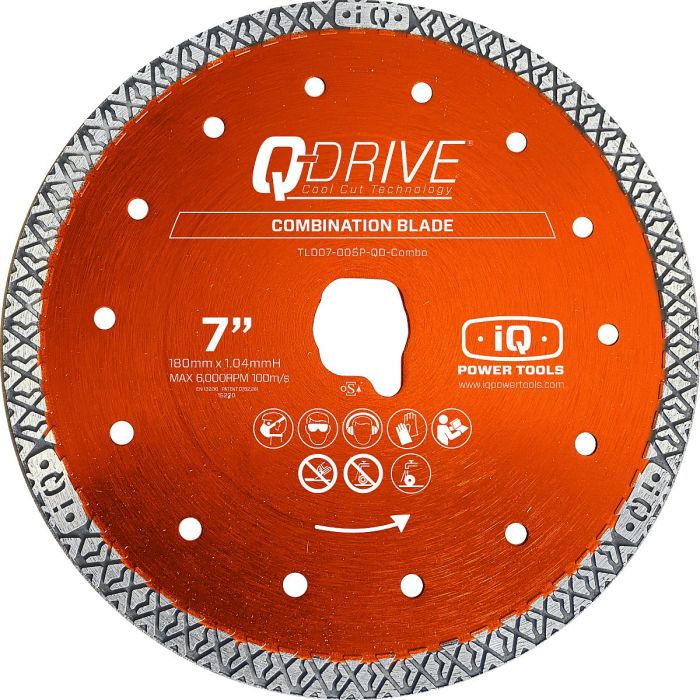 iQ228CYCLONE® 7” Q-Drive Combination Blade