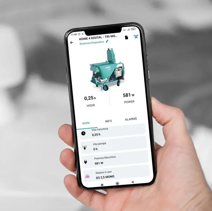 Imer Koine Dual Continuous Mixer, Pump and Sprayer