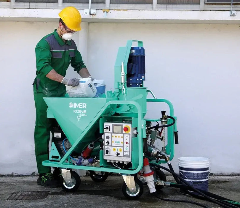 Imer Koine Dual Continuous Mixer, Pump and Sprayer