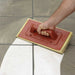 Cleaning commercial grout with Raimondi Pedalo sponges