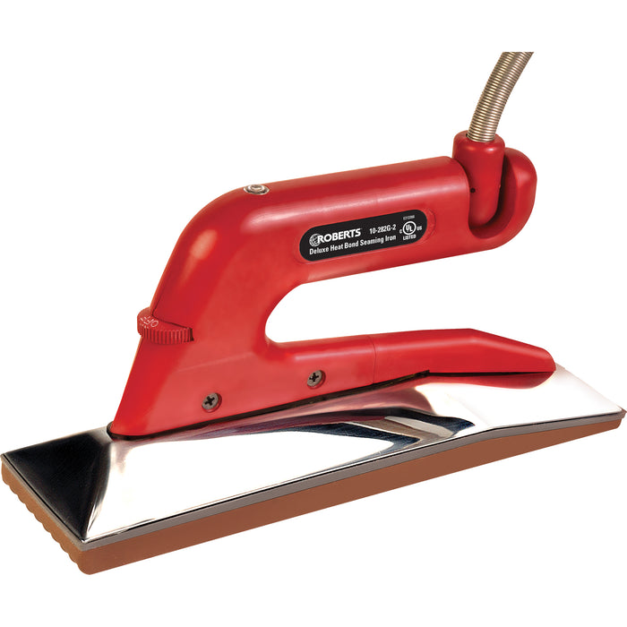 Roberts Deluxe Heat Bond Iron, Grooved Base (110 volts)