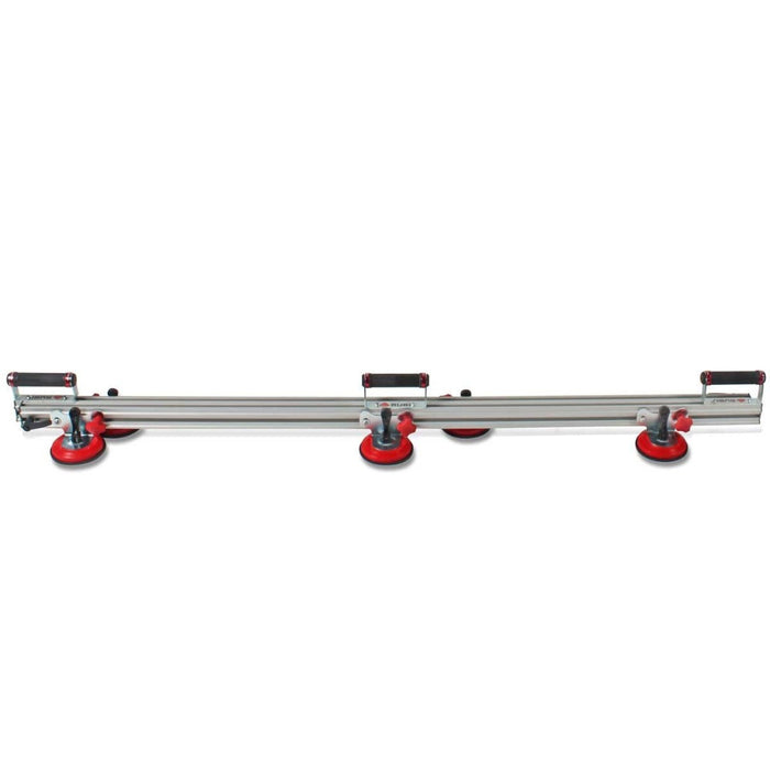 Rubi Slim Easytrans Thin Panel Transport Kit with six suction cups is for moving large thin panel porcelain tile