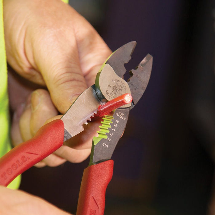 Electrician cutting wire with 2005N Forged Steel Multi Tool