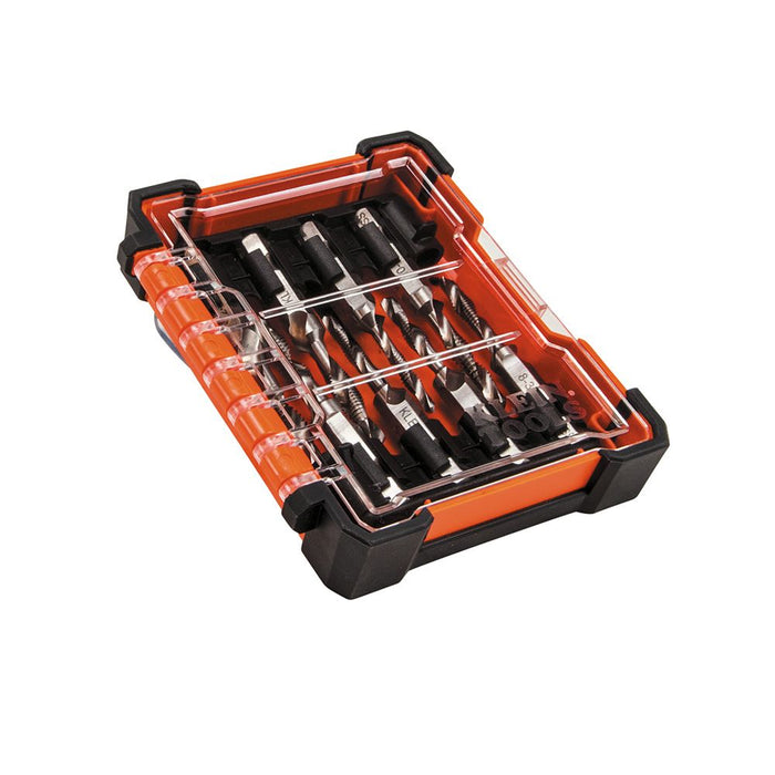 Klein Tools 8-Piece Drill Tap Tool Kit top view