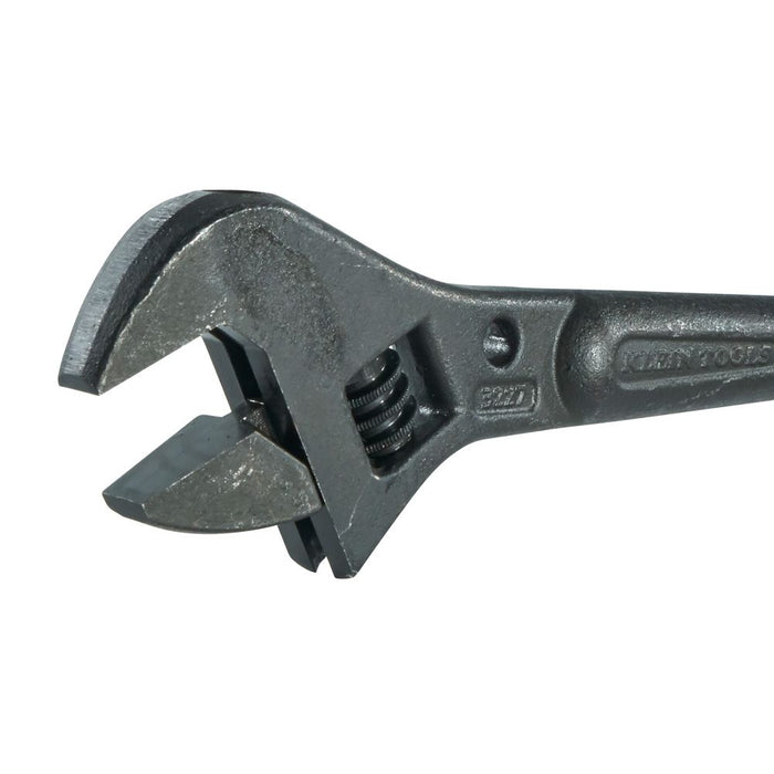 Klein Tools Adjustable Spud Wrench, open mouth