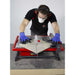 Finishing a diagonal cut with Rubi Tools ND-7IN READY Portable Tile Saw