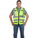 Man wearnig Milwaukee High Visibility Performance Safety Vest front view
