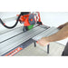 Rubi Tools 54993 DC extension table attached to rail saw