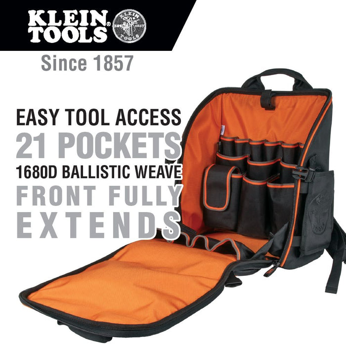 Klein Tools Tradesman Pro™ Backpack with 21 pockets