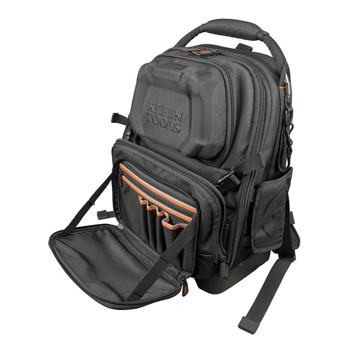 Klein Tools Tradesman Pro Tool Master Backpack, open front pocket