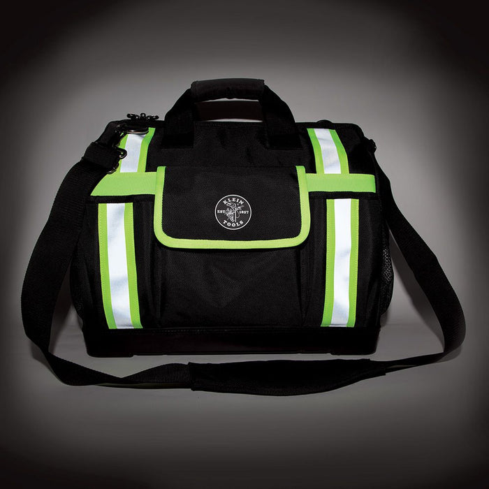 Tradesman Pro™ High-Visibility Tool Bag with bright stripes 