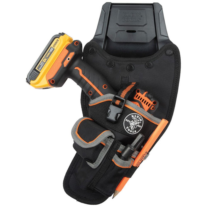 Tradesman Pro™ Modular Drill Pouch with drill inserted